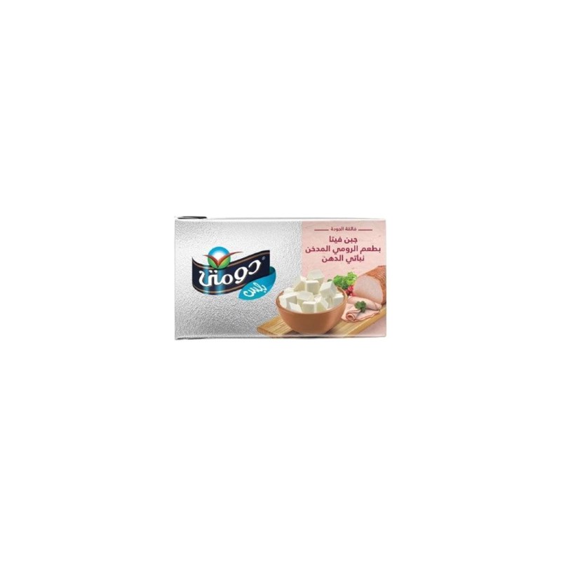 دومتي بلس جبن فيتا بطعم الرومي المدخن نباتي الدهن-500 جرام