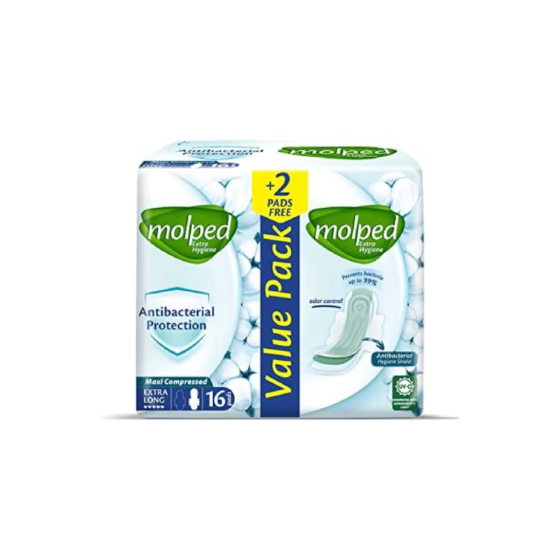 مولبد فوط صحية طويلة جدا عرض خاص قطعتين-14 فوطة