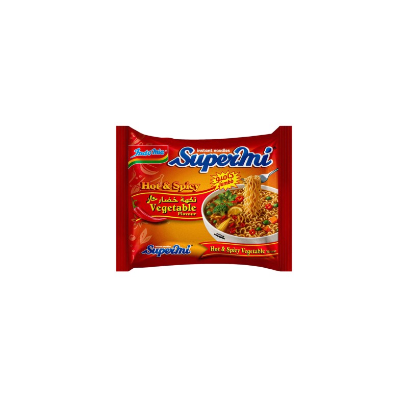 اندومي جامبو بالخضار الحار -100جرام