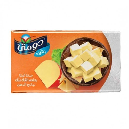 دومتي بلس جبن فيتا بطعم الفلمنك نباتي الدهن-500 جرام