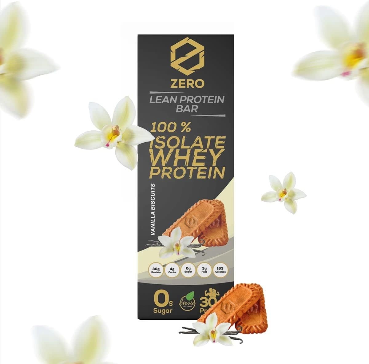 زيرو بروتين بار ببسكوت الفانيليا