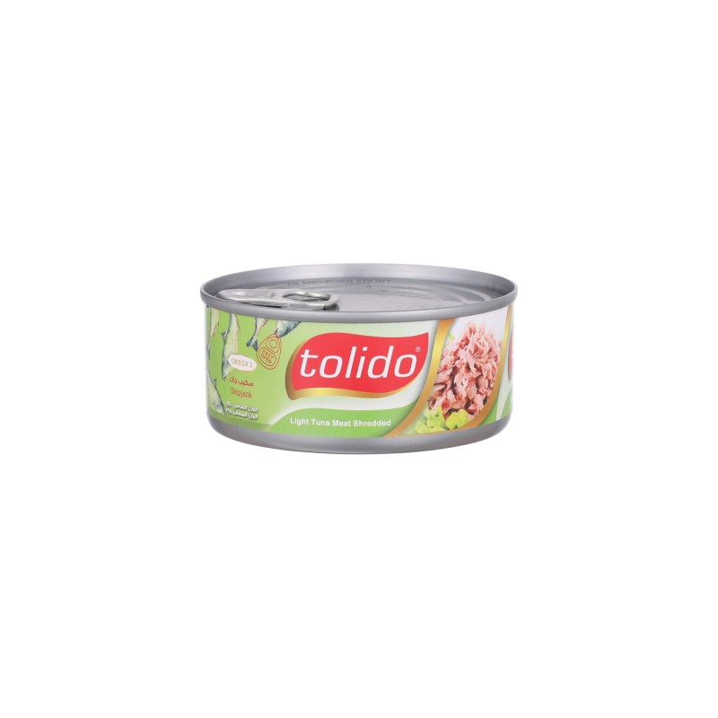 توليدو تونة سكيب جاك مفتتة-140 جرام